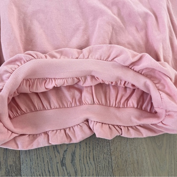 Women's Bubble Hem Sweatshirt Wild Fable Cropped Sweatshirt Size M Medium Coral - Picture 6 of 8